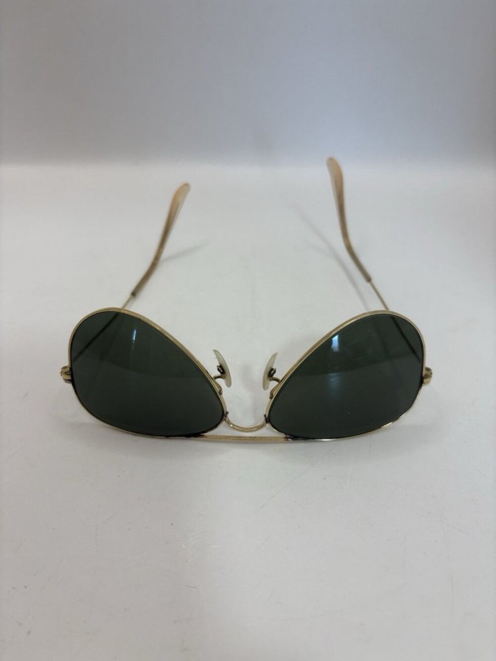 Original Vintage RAY-BAN Aviation-Style Sunglasses 10K GF Frame Aviator Small